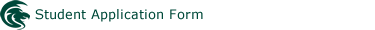 Student Application Form